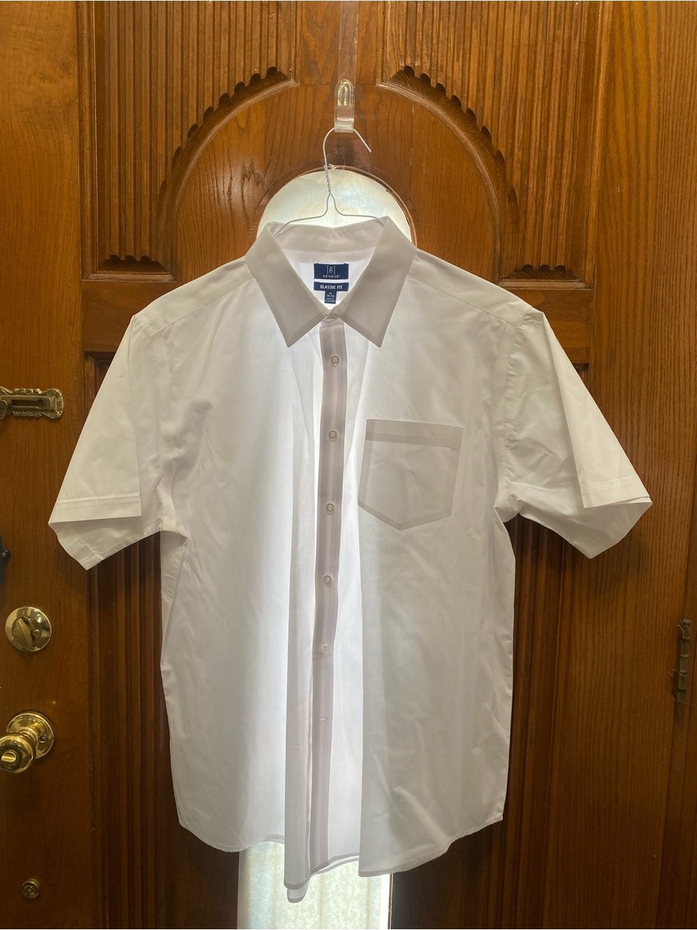 George White Short-Sleeve Dress Shirt